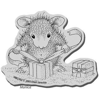 Stampendous House Mouse Cling Stamp   Gifts To Tie