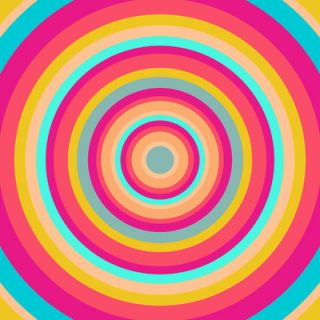 Salty & Sweet Psychedelic Swirl Graphic Art on Canvas SS059 Size 12 H x 1