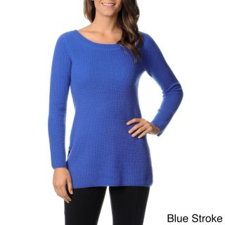 Republic Clothing Ply Cashmere Womens Long Sleeve Crew Neck Tunic Blue Size XL (16)