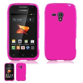 Samsung Galaxy Rush M830 Pink TPU Crystal Skin Case Cell Phones & Accessories