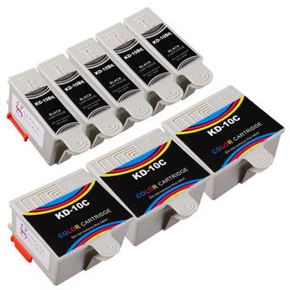 Sophia Global Compatible Ink Cartridge Replacement For Kodak 10xl (5 Black, 3 Color)