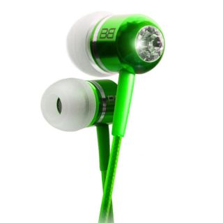 BassBuds Classics Collection Earphones with Swarovski Element   Green      Electronics