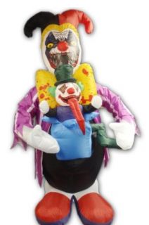 Morbid Scary Creepy Clown Inflatable Halloween Party Decoration Toys & Games