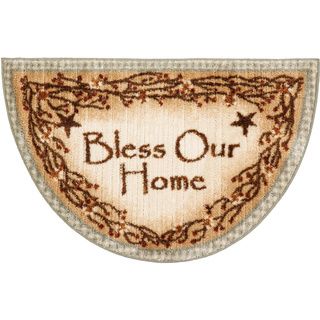 Bless Our Home Sage Accent Rug (17x27)