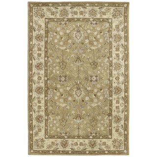 Anabelle Hand tufted Camel color Wool Rug (4 X 6)