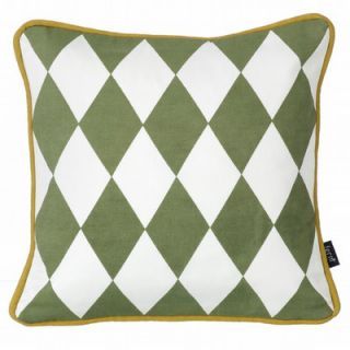 ferm LIVING Little Geometry Organic Cotton Cushion 730 Color Olive