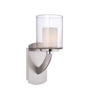Uptown Liberty 1 light Brushed Nickel Wall Sconce