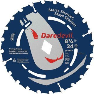 Bosch DCB824 Daredevil 8 1/4 Inch 24 Tooth Framing Ripping Circular Saw Blade    