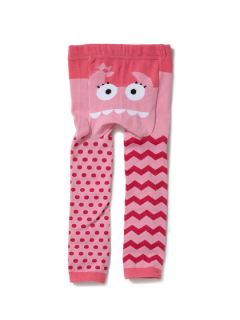 Pink Monster Leggings by Doodle Pants