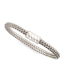 Bedeg Silver Chain Bracelet, Small   John Hardy