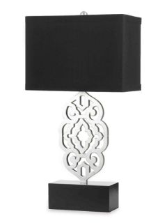 Grill Table Lamp (Silver) by Candice Olson