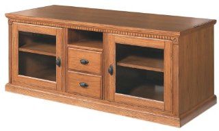 Kathy Ireland Home by Martin Huntington Oxford 59 1/2 Inch Full Sized Entertainment TV Console, 24 Inch Height   Television Stands
