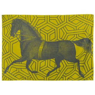 Thomas Paul Horse Throw TH0571 CIT Color Citron