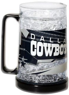 NFL Dallas Cowboys 16 Ounce Crystal Freezer Mug  Sports Fan Travel Mugs  Sports & Outdoors