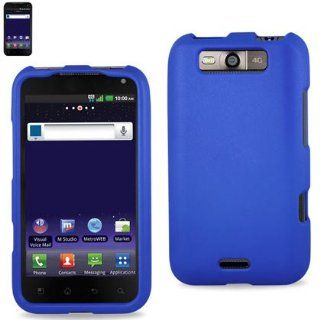Reiko RPC10 LGMS840NV Slim and Durable Rubberized Protective Case for LG Connect 4G MS840   Retail Packaging   Navy Cell Phones & Accessories