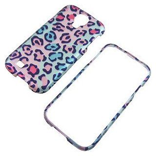Pastel Leopard Print Protector Case for Samsung Galaxy S 4 Cell Phones & Accessories