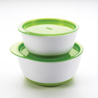OXO Tot Small and Large Bowl Set 61039/61002/61038 Color Green