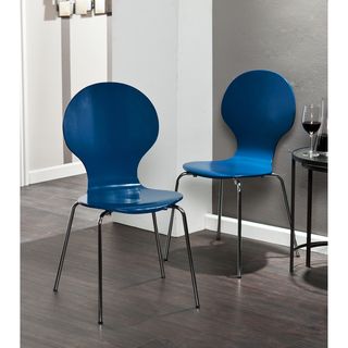 Holly   Martin Conbie Navy Blue Chairs (set Of 2)