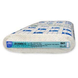 Pellon 841 Stick N Tear Embroidery Stabilizer   By the Yard   White