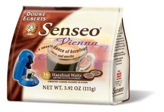 Senseo Vienna Hazelnut Waltz Coffee Pods, 16 count Packages  Coffee Brewing Machine Pods  Grocery & Gourmet Food