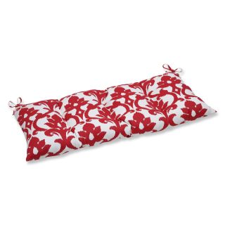 Pillow Perfect Outdoor Bosco Cherry Wrought Iron Loveseat Cushion