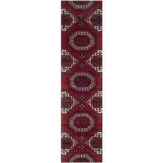 Safavieh Handmade Wyndham Red Wool Rug (23 X 9)