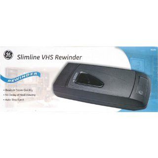General Electric Slimline 1 Way VHS Rewinder, #85201 Electronics