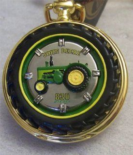 John Deere Franklin Mint Pocket Watch 830 Deisel Tractor Watches