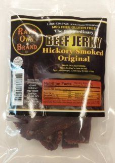 Ray's Own Brand Beef Jerky (Hickory Smoked Original, 4oz)  Grocery & Gourmet Food