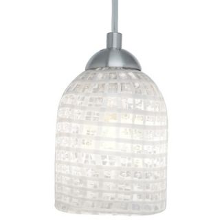 Oggetti Bimbi 1 Light Line Voltage Pendant 80 2254 Finish Satin Nickel, Cano