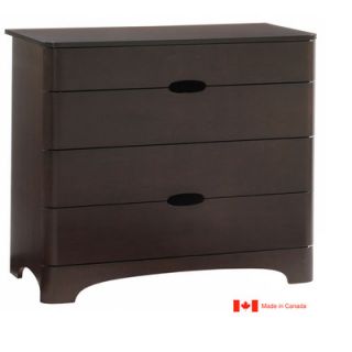 Leander 4 Drawer Dresser DS650000 Finish Chocolate