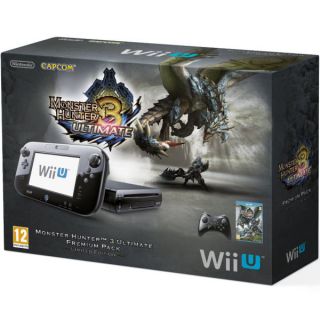 Wii U Premium Pack 32GB [Monster Hunter 3™ Ultimate] (Black)      Games Consoles