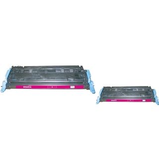 Basacc Magenta Toner Cartridge Compatible With Hp Q6003a (pack Of 2)