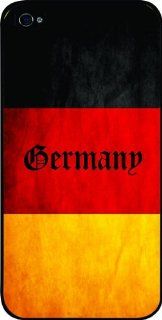 German Flag Black Hard Snap on Case Cover for Apple Iphone 5, Iphone 5s Universal Verizon   Sprint   At&t   Great Affordable Gift Cell Phones & Accessories