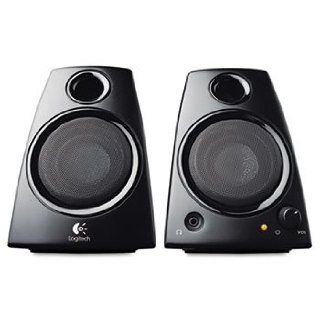 Z130 Compact Laptop Speakers, 3.5mm Jack, Black by LOGITECH (Catalog Category Presentations & Meeting Supplies / Audio Visual) Computers & Accessories