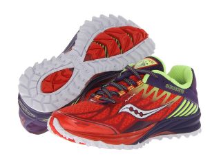 Saucony Peregrine 4 Womens Running Shoes (Red)