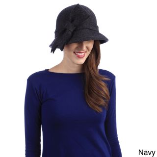 Swan Hat Womens 100 Percent Wool Felt Bucket Hat