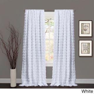 Lush Decor Emma Rosette 84 Inch Curtain Panel