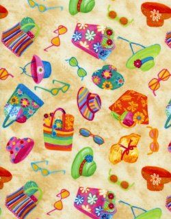 Flip Floppin Summer Fun Quilt Fabric By The Yard