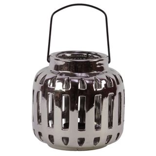 Silver Ceramic Lantern