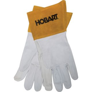 Hobart TIG Leather Welding Gloves — Pair  Protective Welding Gear