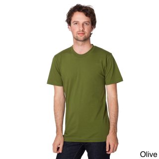 American Apparel American Apparel Unisex Fine Jersey Short Sleeve T shirt Olive Size S