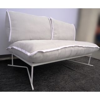 Varaschin Colorado 2 Seater Sofa 1982_Grey / 1982_White Frame Color White, F