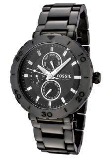 Fossil CE1001  Watches,Womens Black Mother Of Pearl Dial Black Ceramic, Casual Fossil Quartz Watches