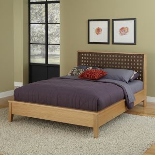 Home Styles The Rave Bed Oak Size Queen