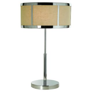 Butler 2 light Polished Chrome Table Lamp