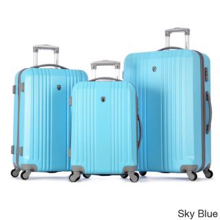 Olympia Corsair 3 piece Hardside Spinner Luggage Set With Tsa Lock
