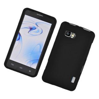 LG Mach LS860 [Sprint, Boost Mobile] Rubberized Hard Shell Case (Black) Cell Phones & Accessories