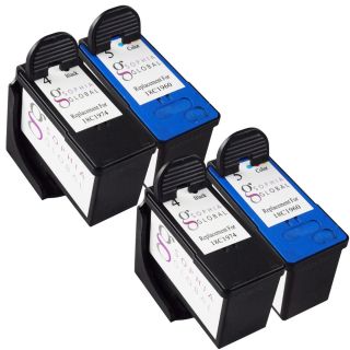 Sophia Global Remanufactured Ink Cartridge For Lexmark 4 And Lexmark 5 (pack Of 4)