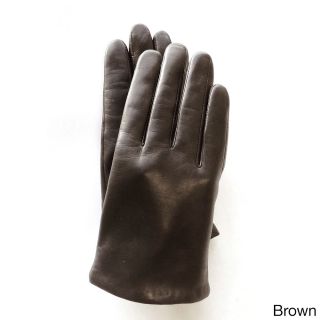 Tanners Avenue Womens Soft Italian Lambskin Leather Gloves Brown Size S